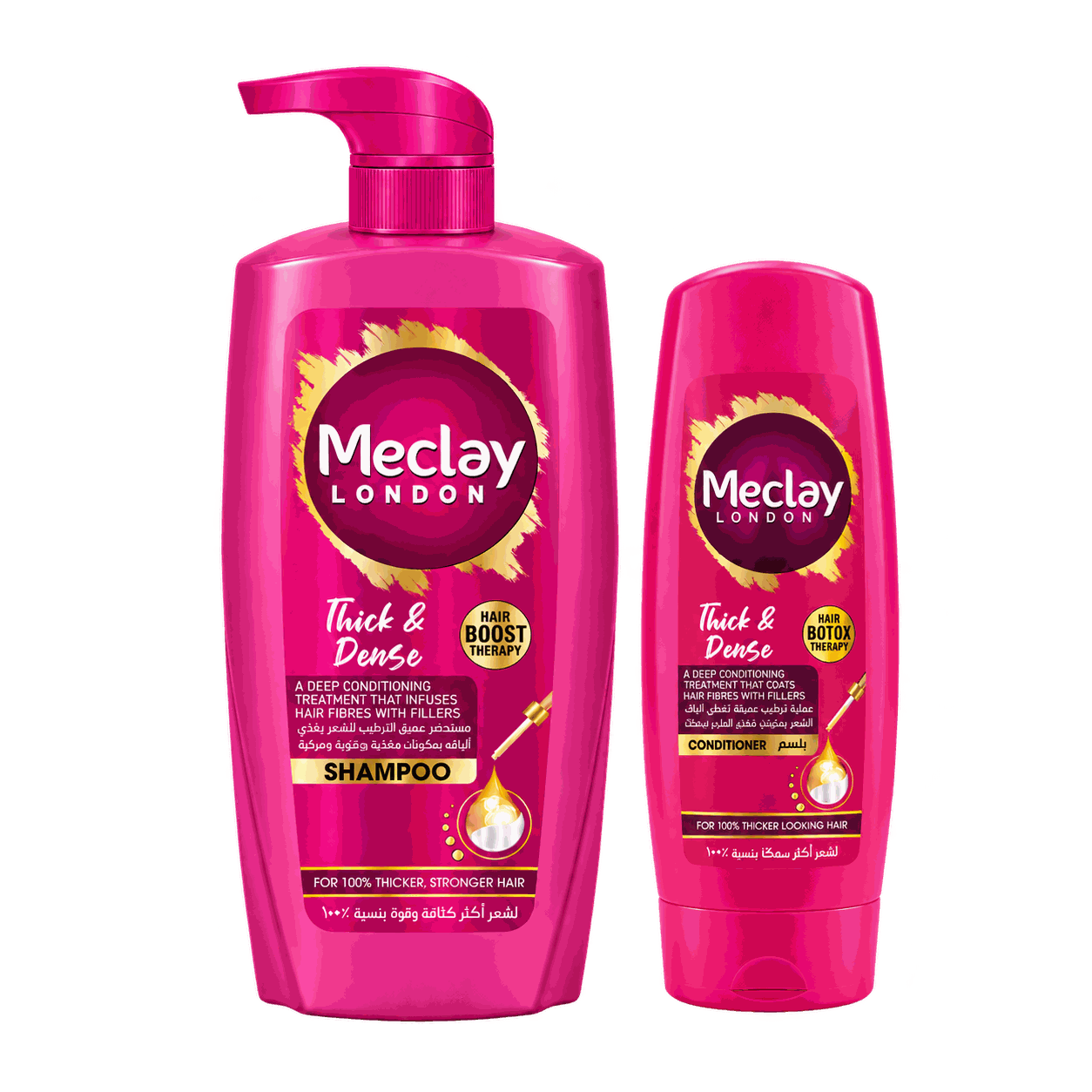 Meclay London Thick & Dense Haircare Duo 660 ml + 180 ml