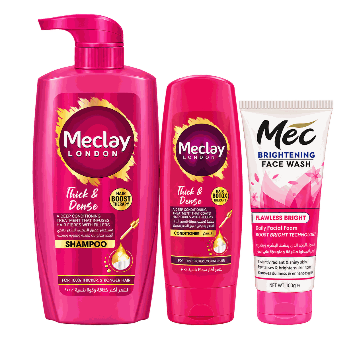 Global Essence selection Thick & Dense Hair & Face Trio 660 ml + 180 ml + 100 g