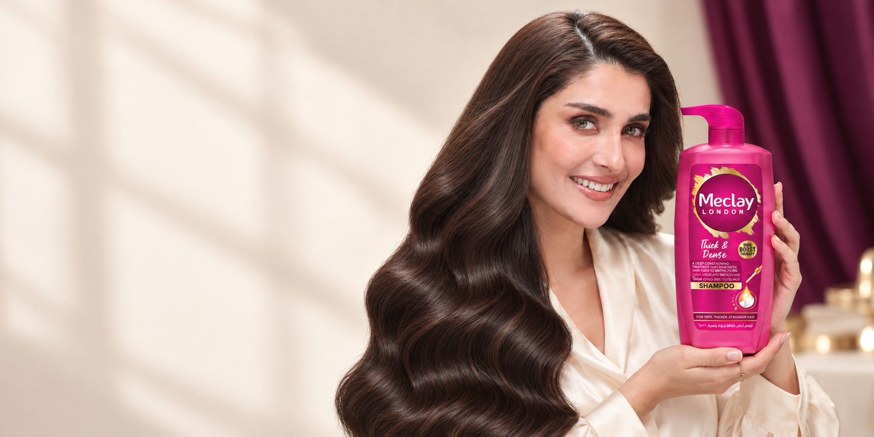 Meclay London Thick & Dense 660 ml shampoo campaign